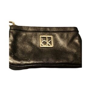 Calvin Klein Black leather11inch ×17inch